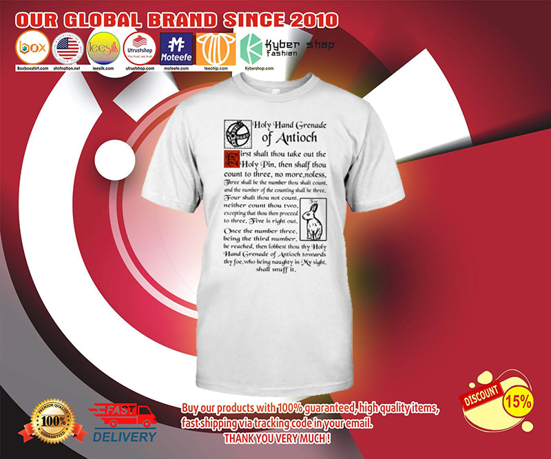 Holy hand grenade of antioch shirt