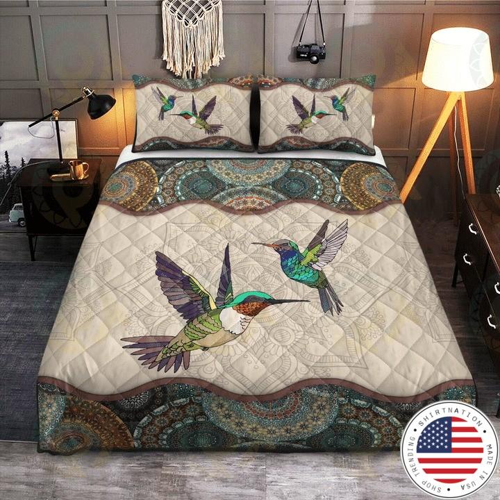 Humming bird bedding set