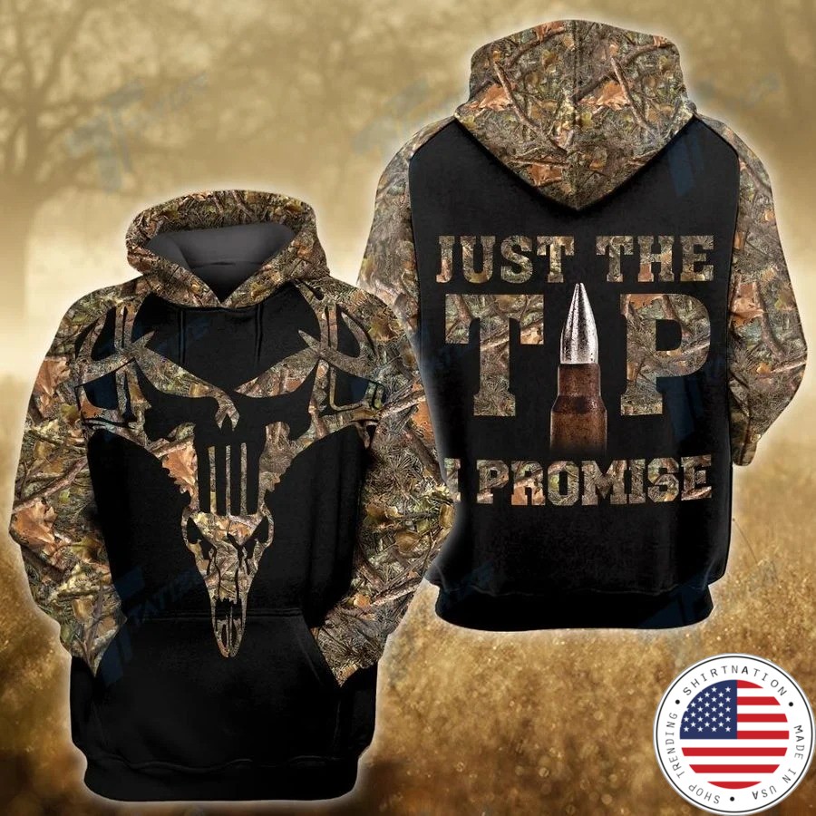 Hunting deer just the tip I promise 3D hoodie