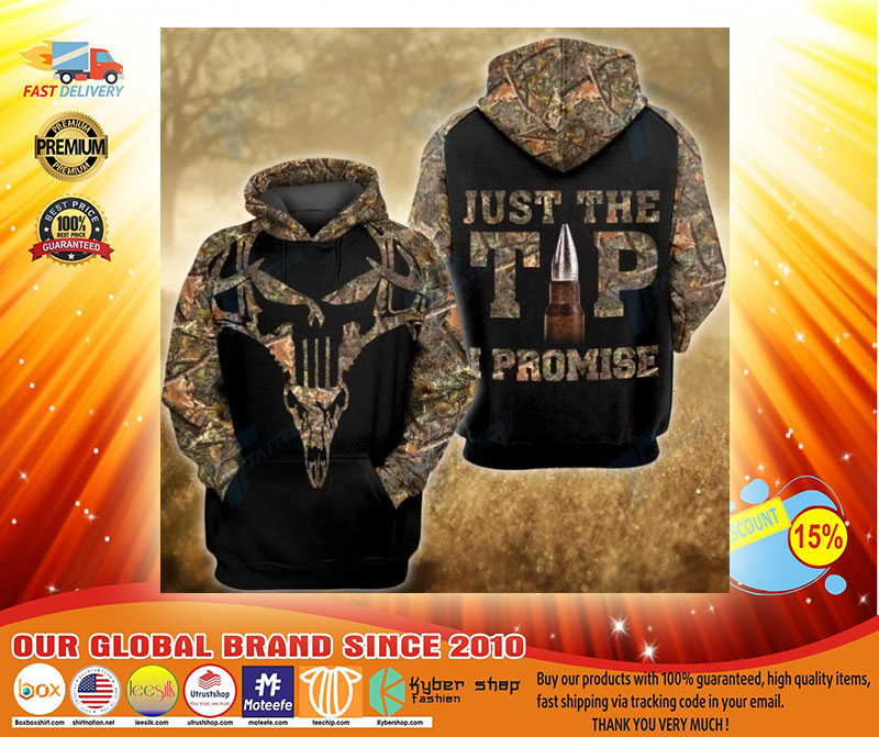 Hunting deer just the tip I promise 3D hoodie3 1