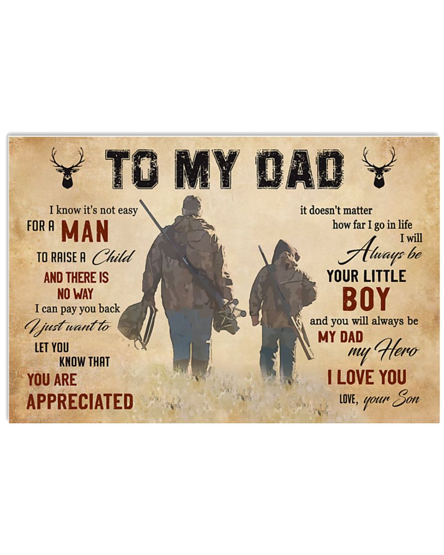 Hunting to my dad poster