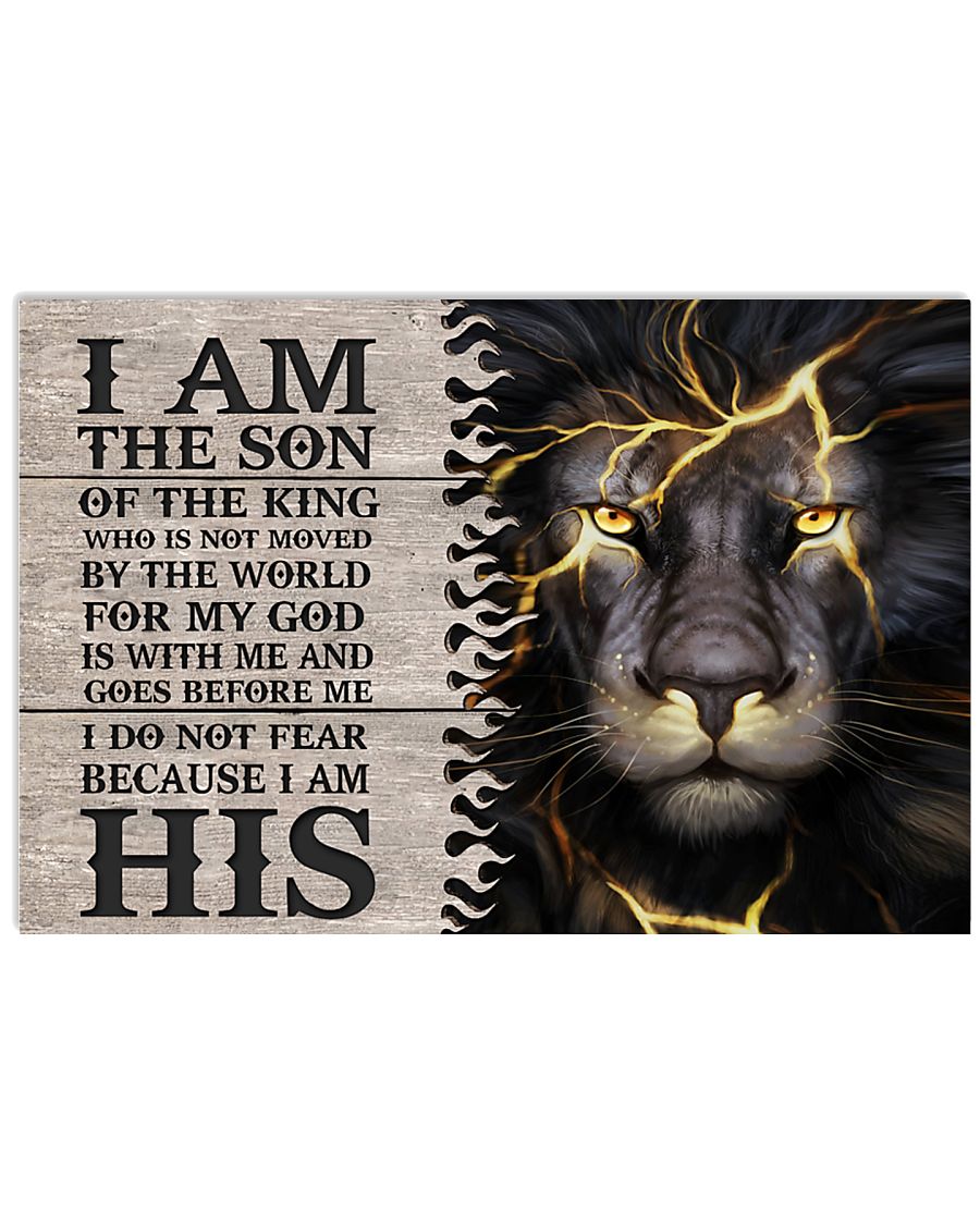 I am the son of the king who is not moved by the world poster