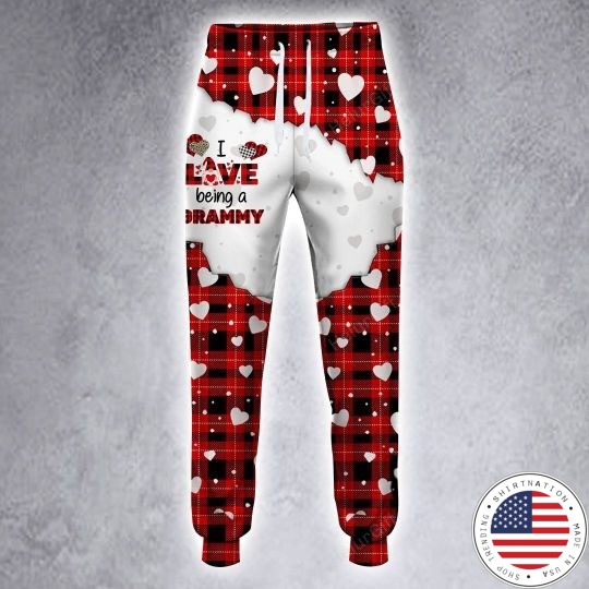 I love being a Gramma custom name 3D hoodie and legging 4