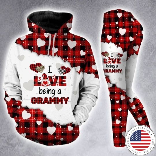 I love being a Gramma custom name 3D hoodie and legging