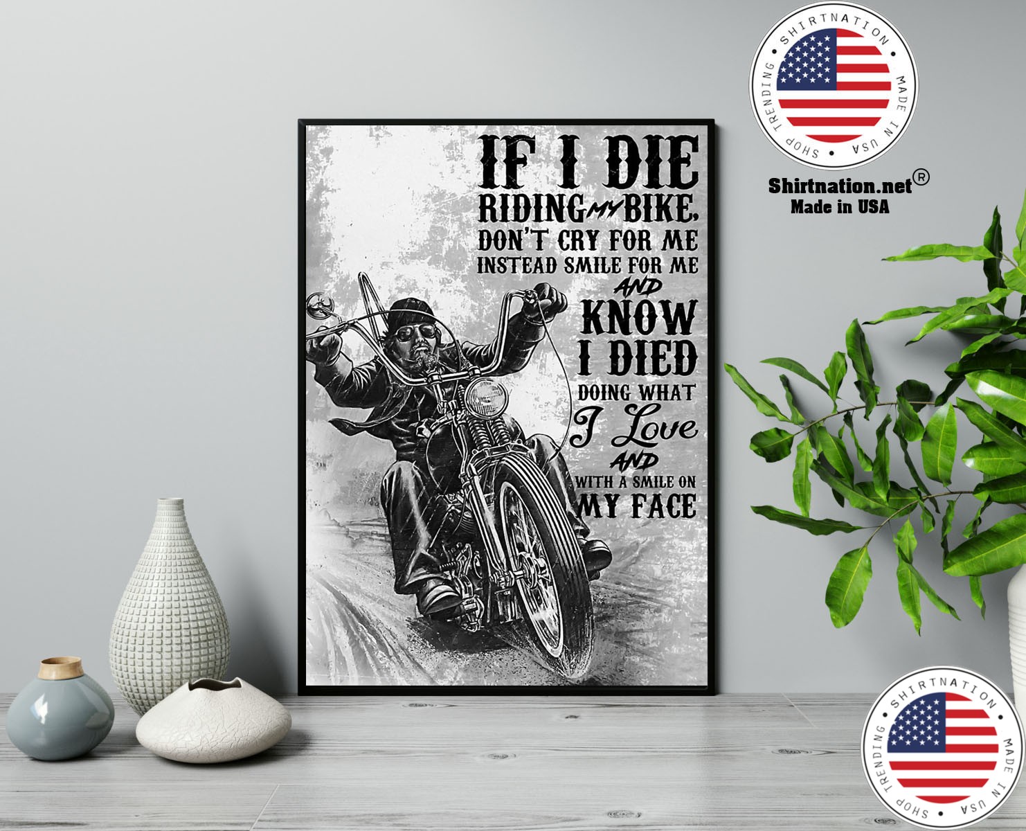 If i die riding bike don't cry for me poster