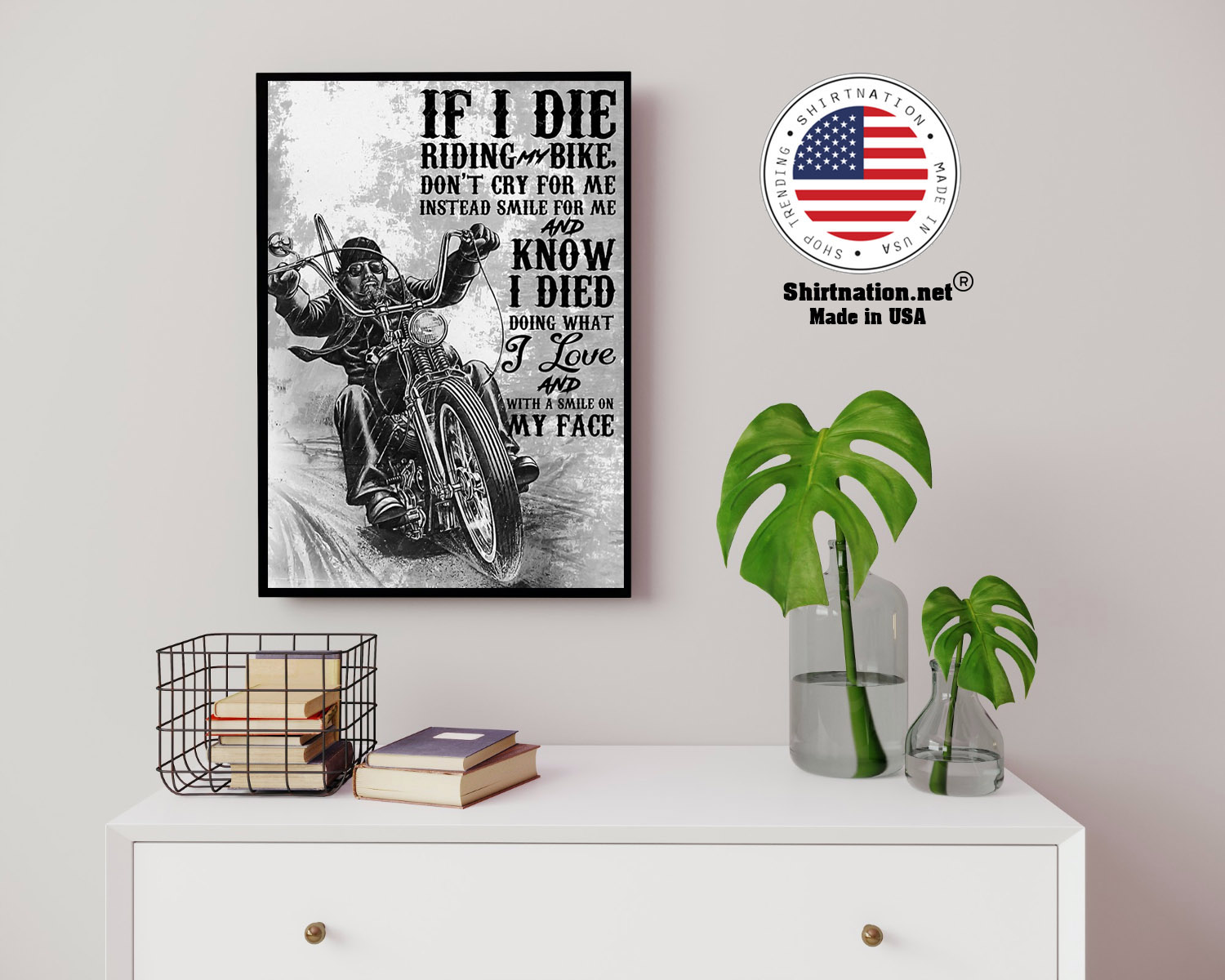 If i die riding bike don't cry for me poster