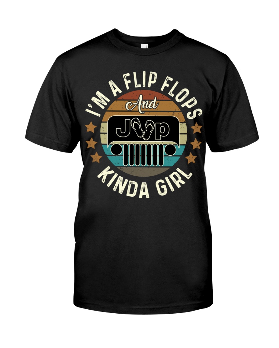 Im a flip flops and jeep kinda girl shirt as