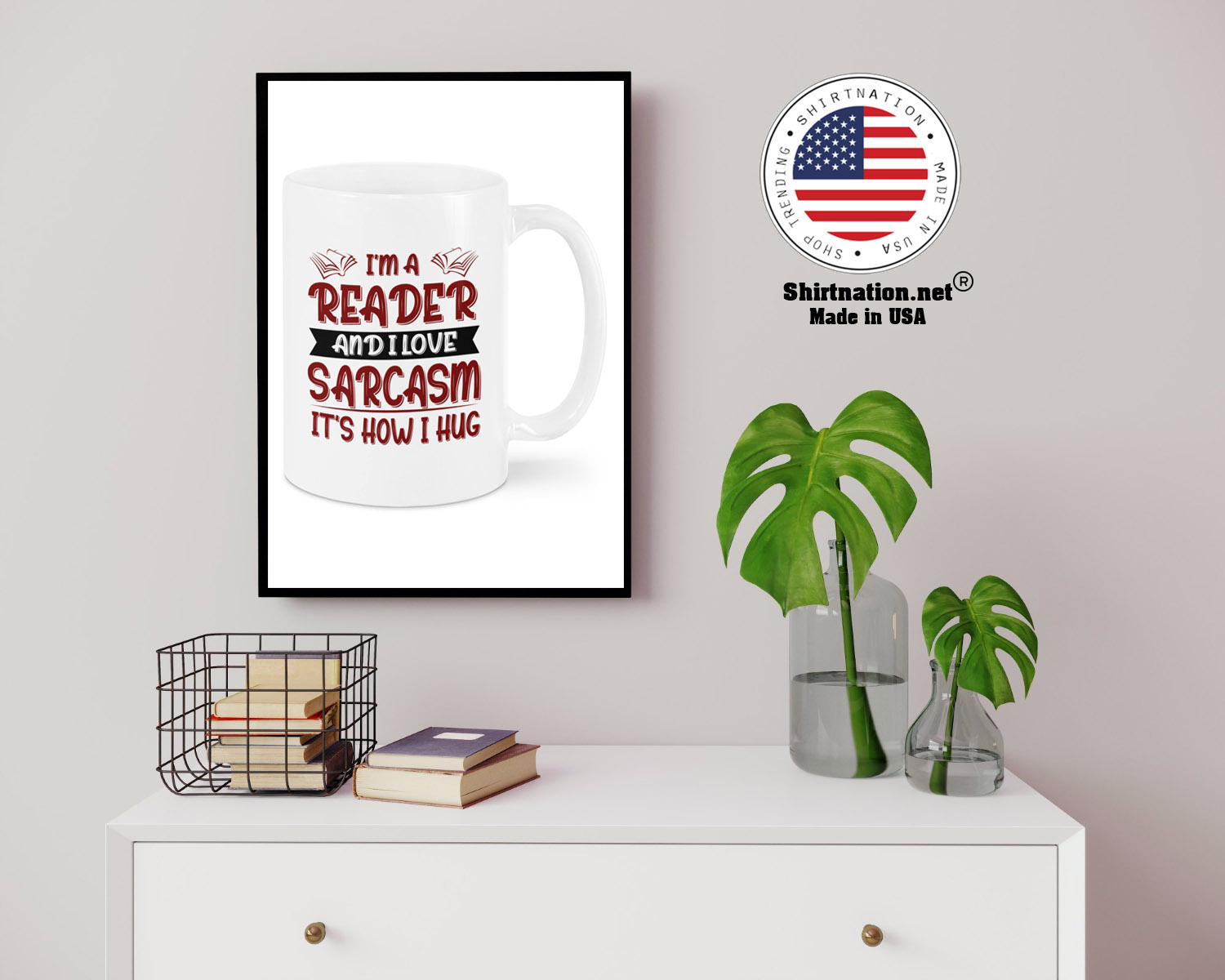 Im a reader and I love sarcasm mug 14