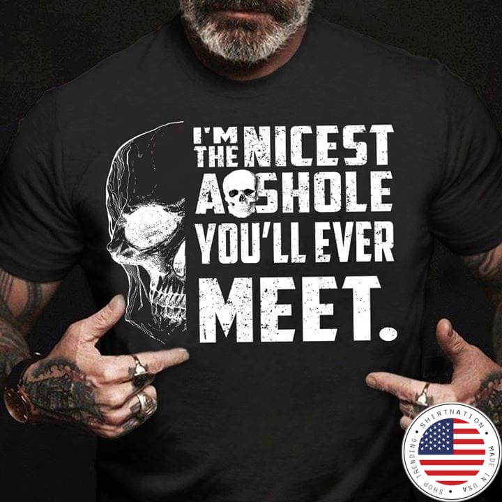 I'm the nicest asshole you'll ever meet shirt