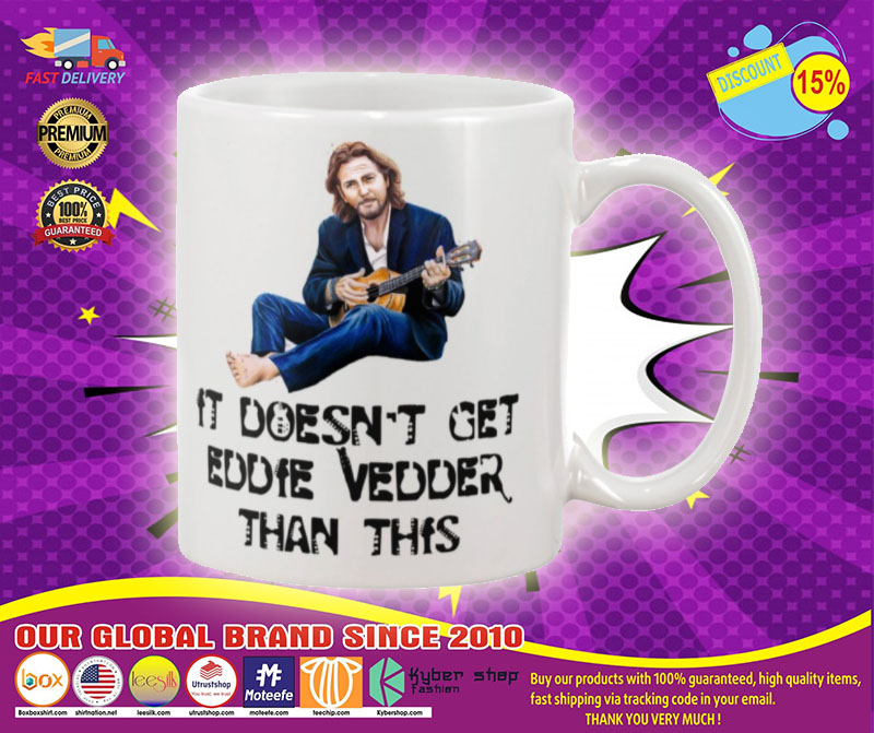 It doesn't get Eddie vedder than this mug