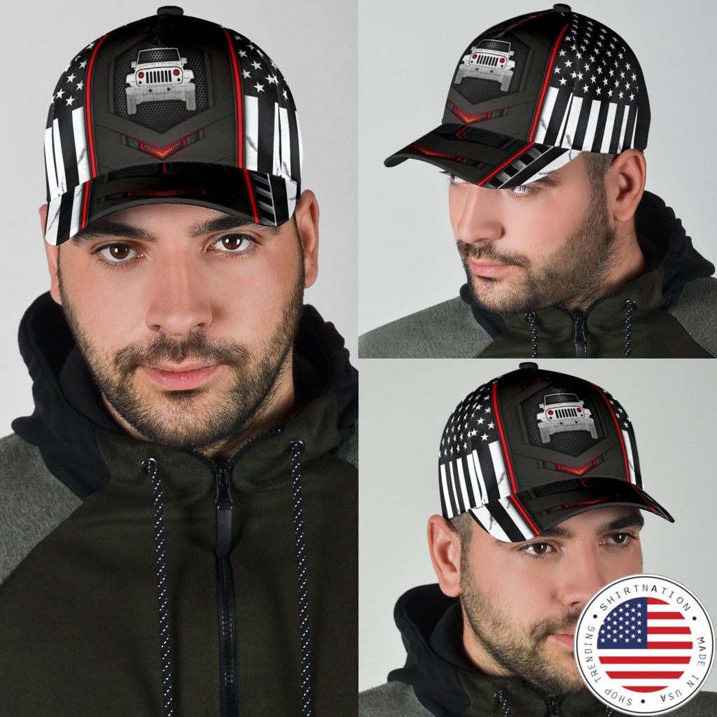 Jeep red flag carbon cap 4