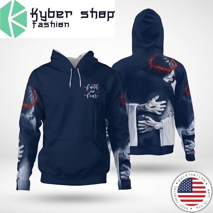 Jesus God The hug 3D hoodie 2