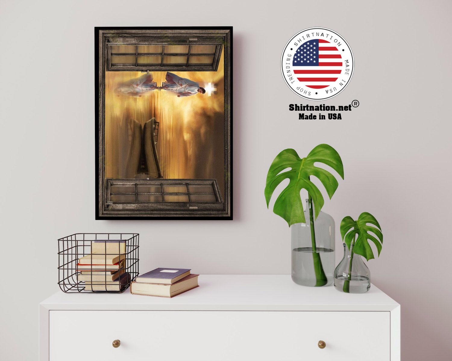 Jesus through the window poster 14