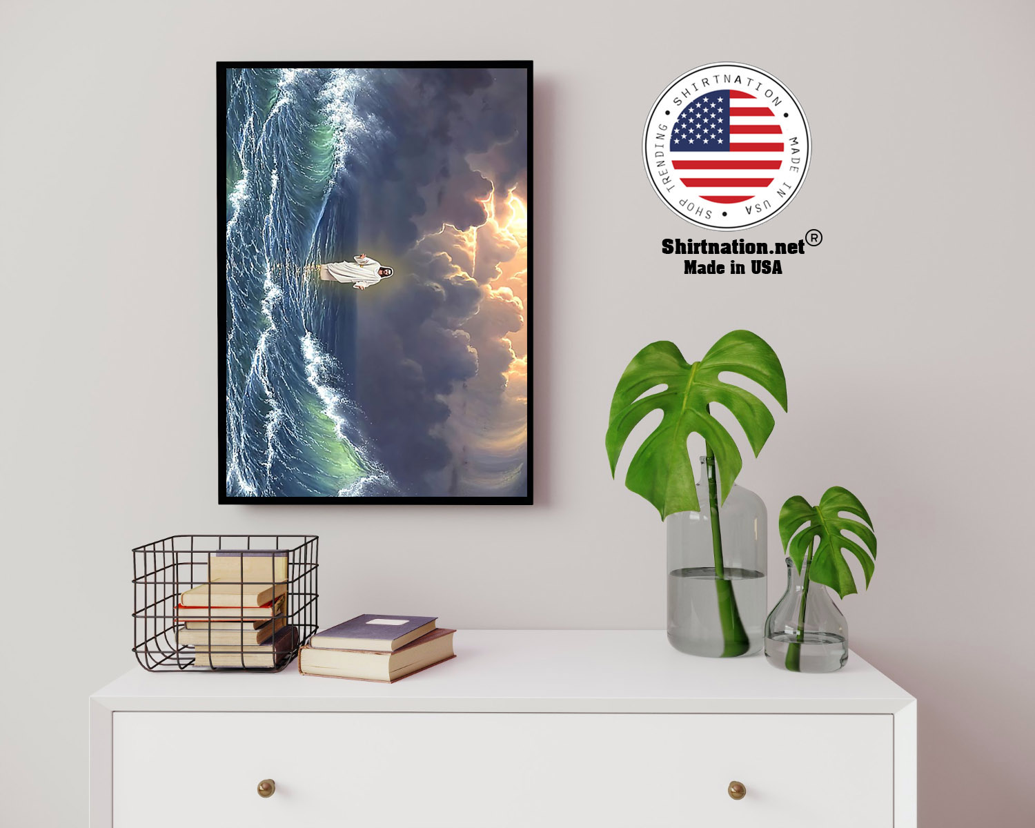 Jesus walking on water poster 14