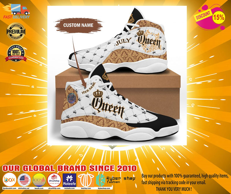 July queen custom name air jordan sneaker2