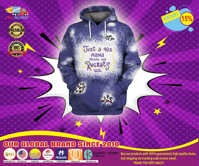 Just a 90s mama raising her rugrats 3D hoodie1