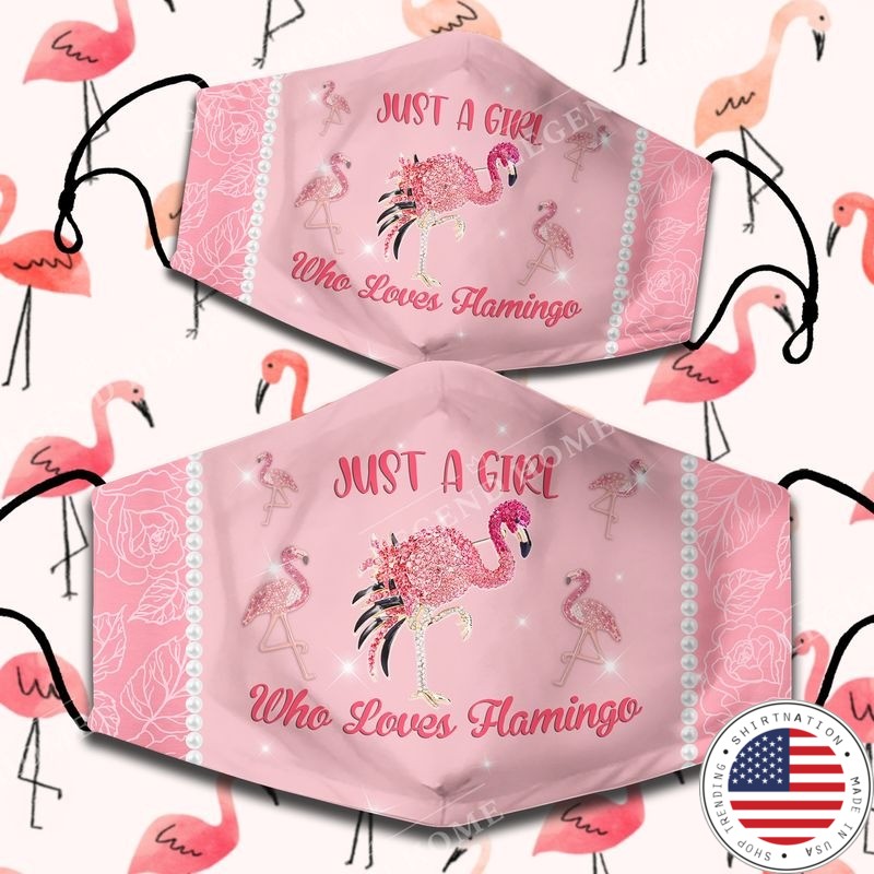 Just a girl who loves Flamingo facemask