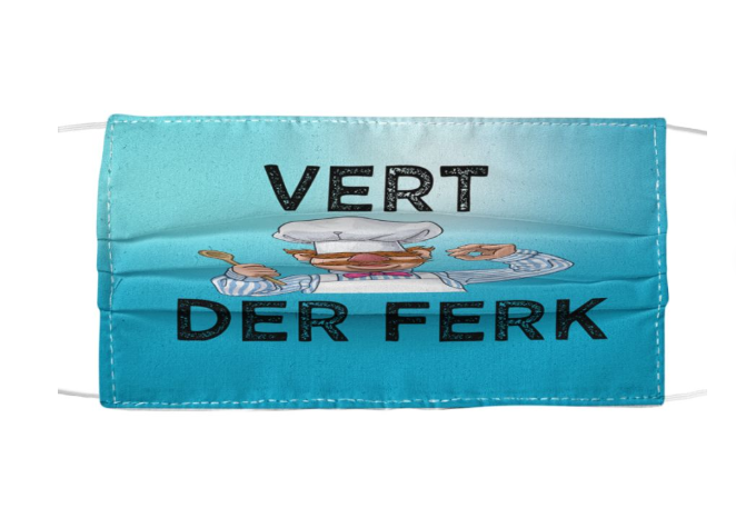 Vert Der Ferk face mask