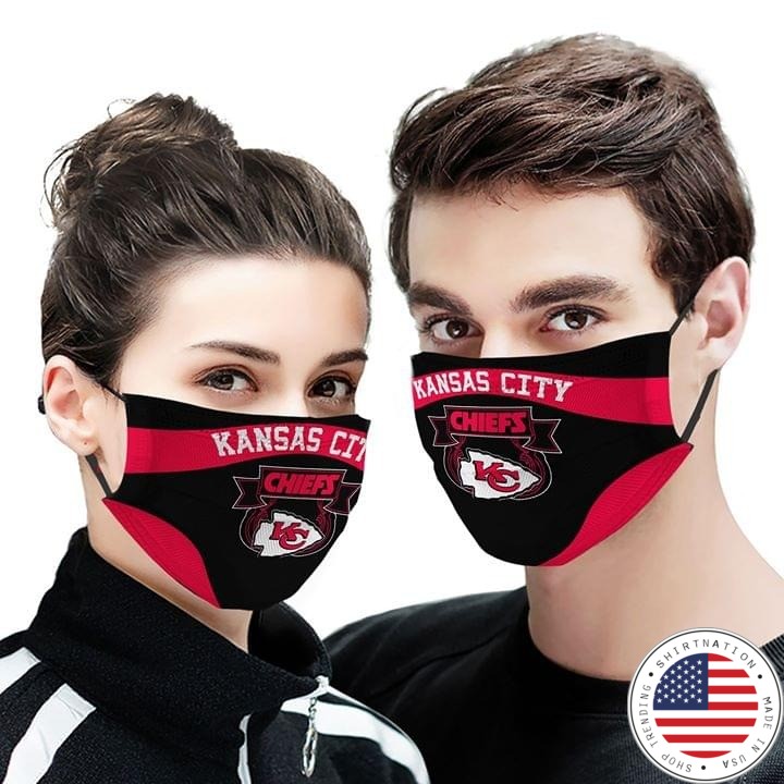 Kansas city Chief 3d cloth fabric face mask