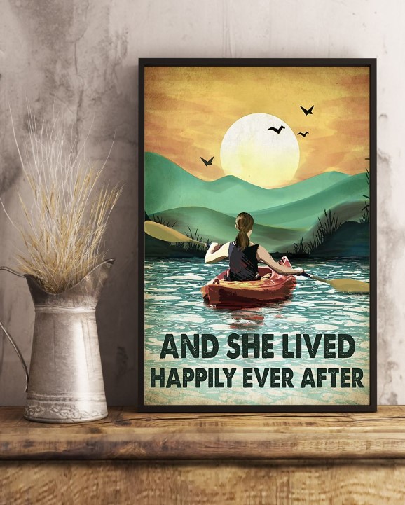 Kayak And she lived happily ever after poster