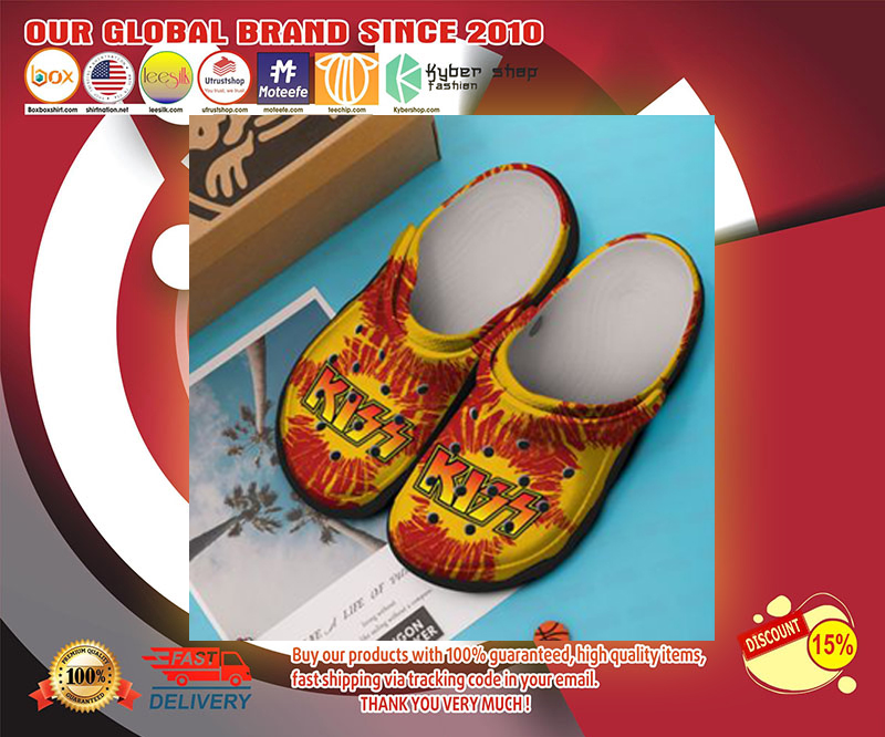Kiss band crocs shoes