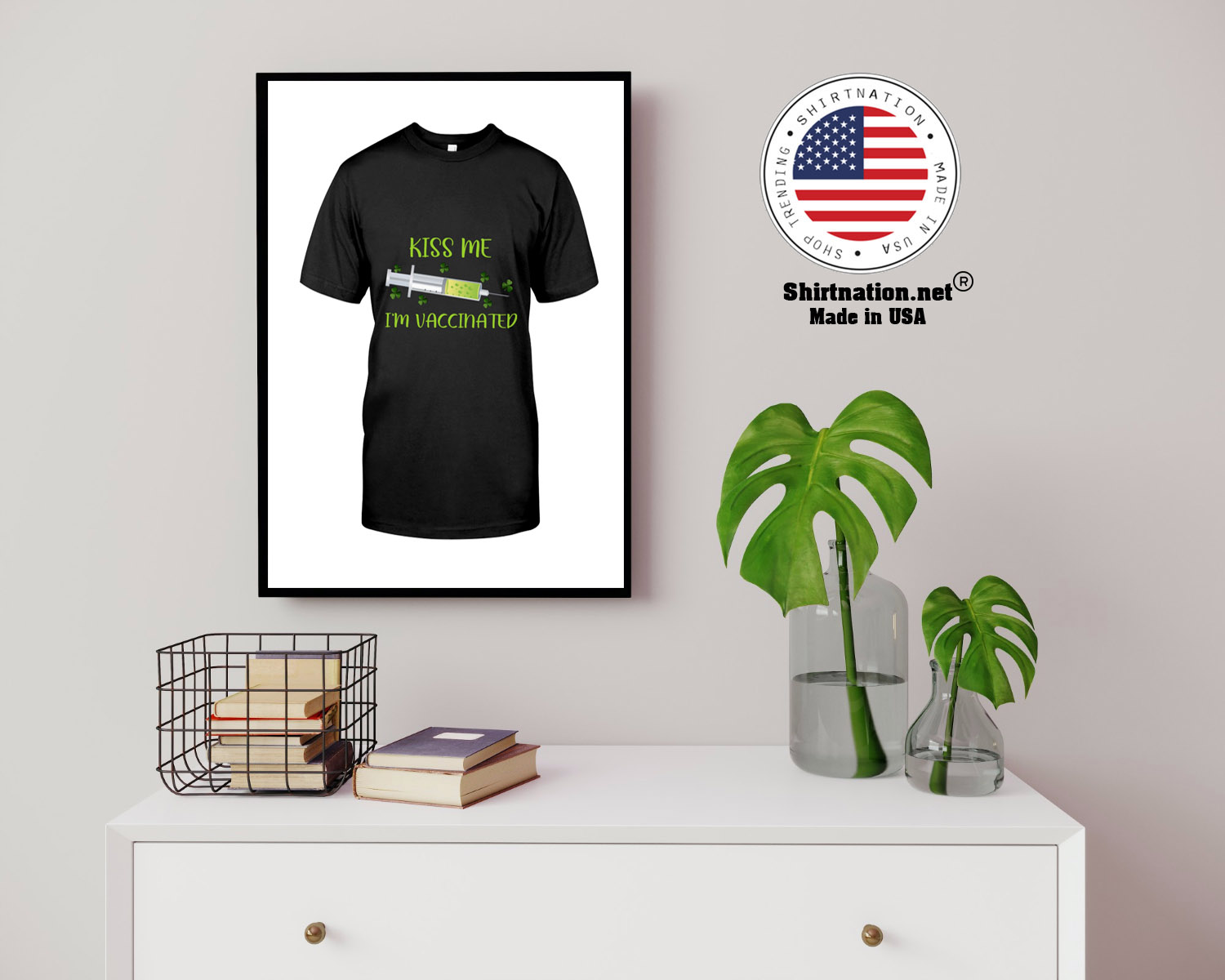 Kiss me im vaccinated shirt 14