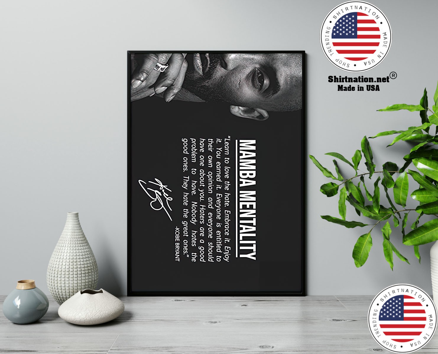 Kobe bryant mamba mentality poster 13