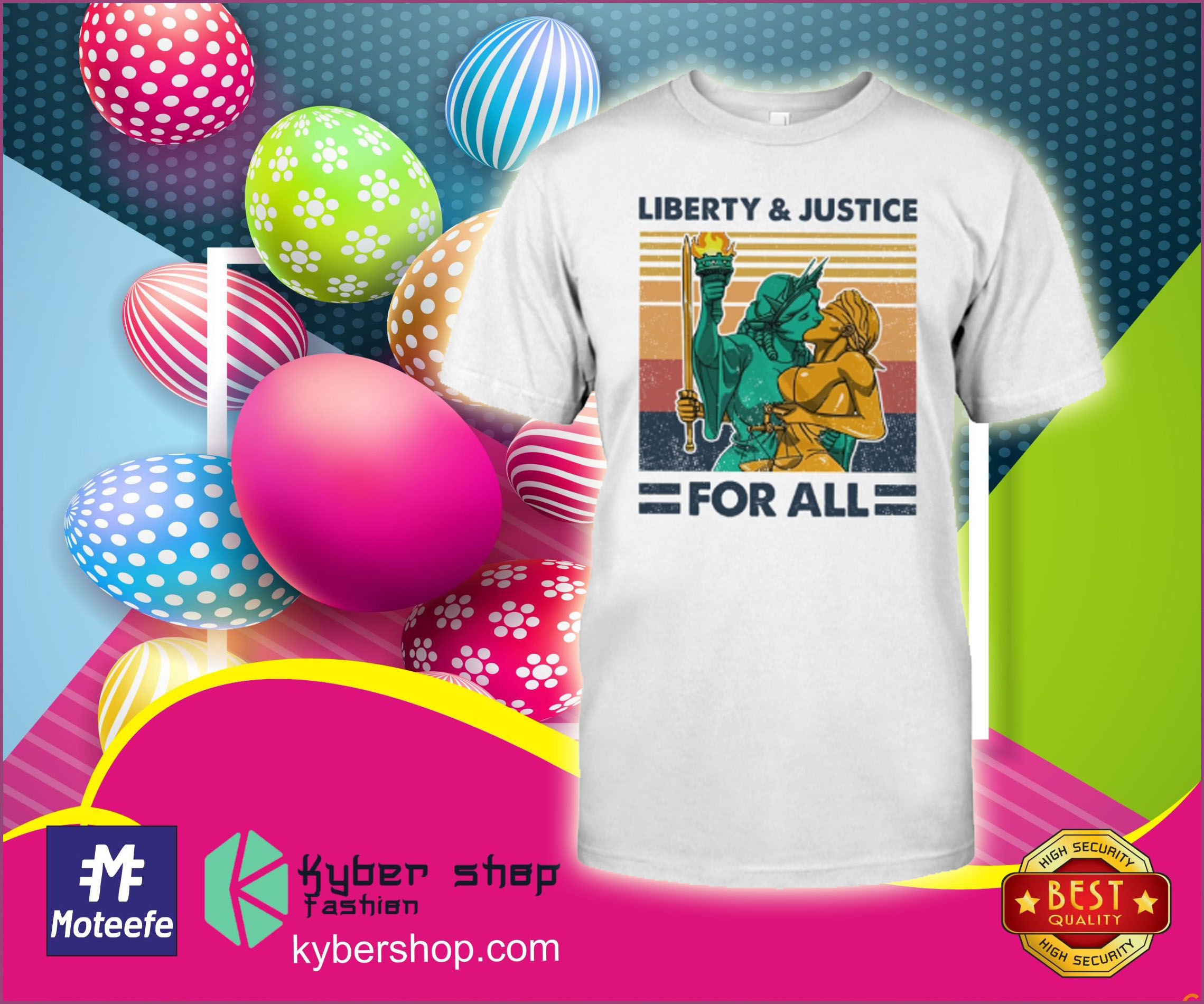 LGBT Liberty and justice for all shirt