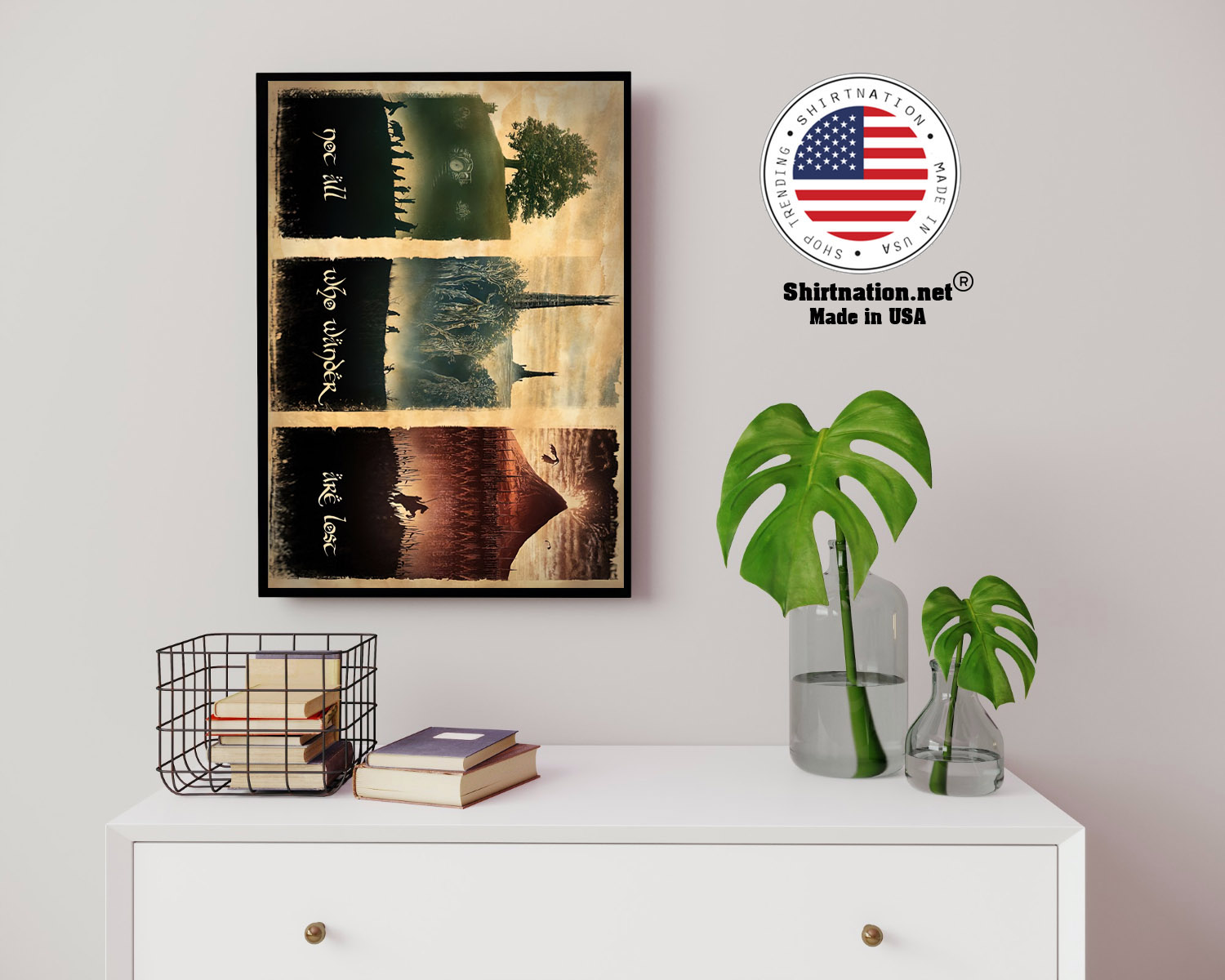 LOTR not all who wander are lost poster 14