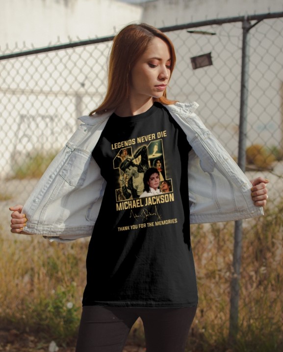 Legend never die Michael Jackson thank you for the memories shirt
