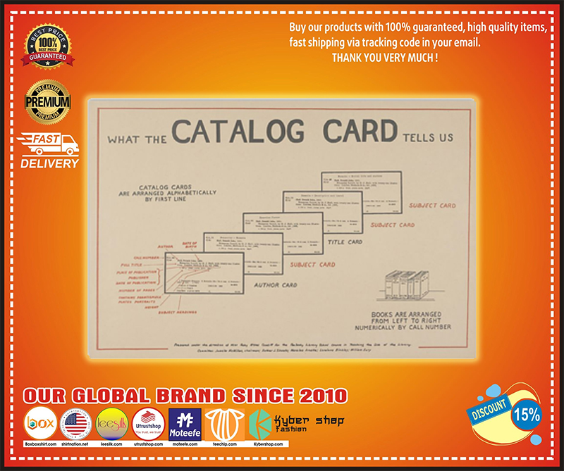 Librarian catalog card tells us poster