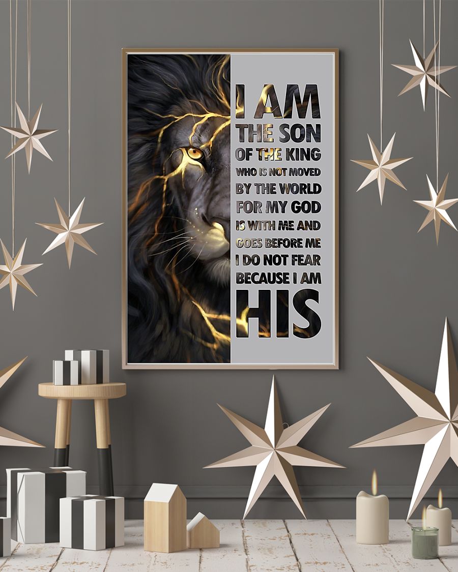 Lion I am the son of the king poster
