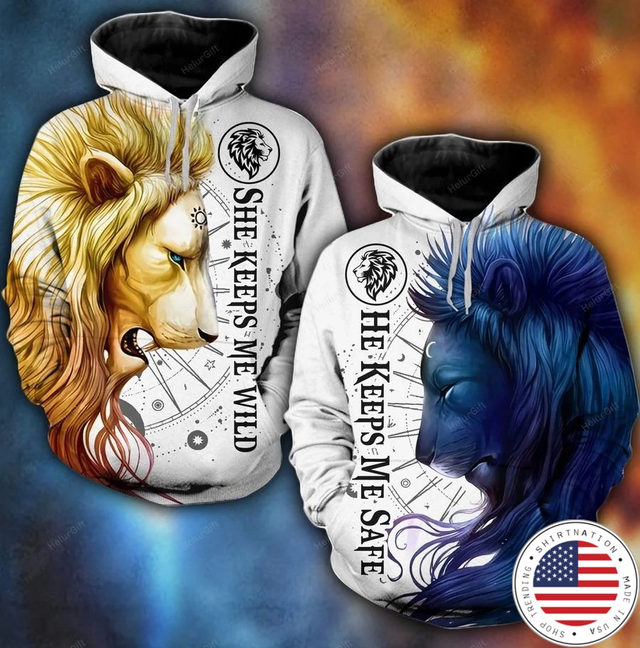 Lion moon sun 3D hoodie and legging