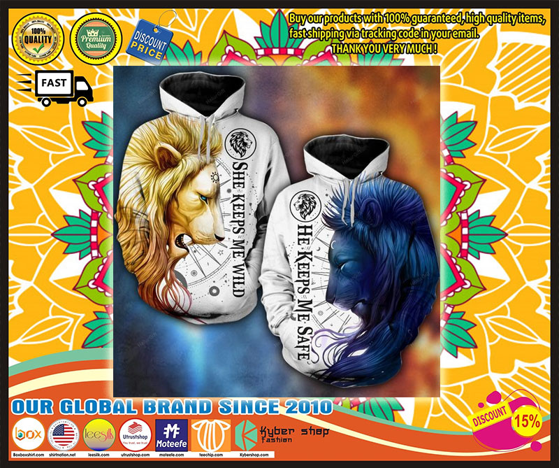 Lion moon sun 3D hoodie and legging