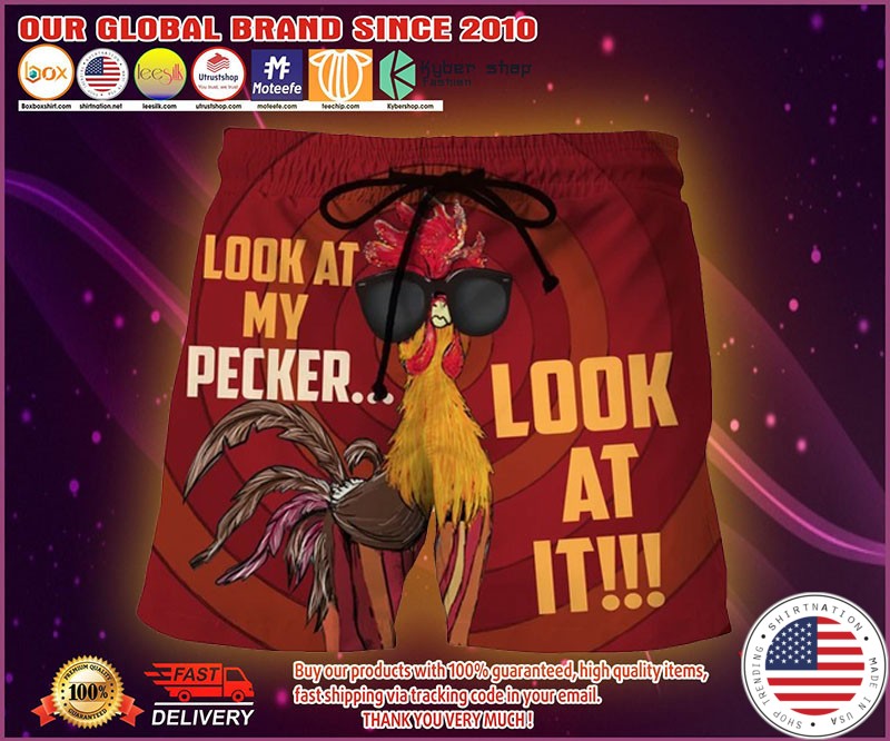 Look at my pecker look at it short