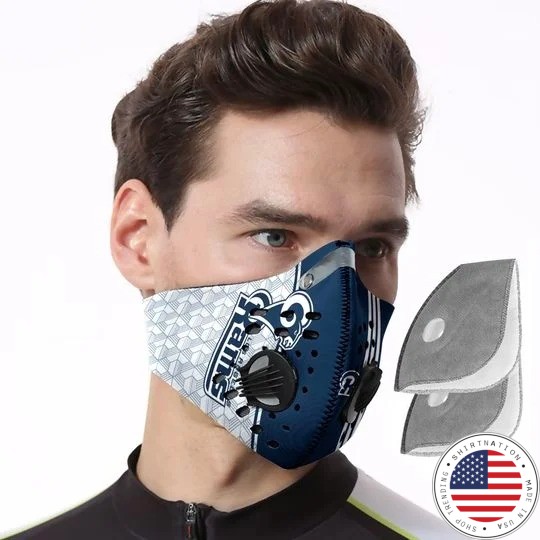 Los Angeles Rams face mask