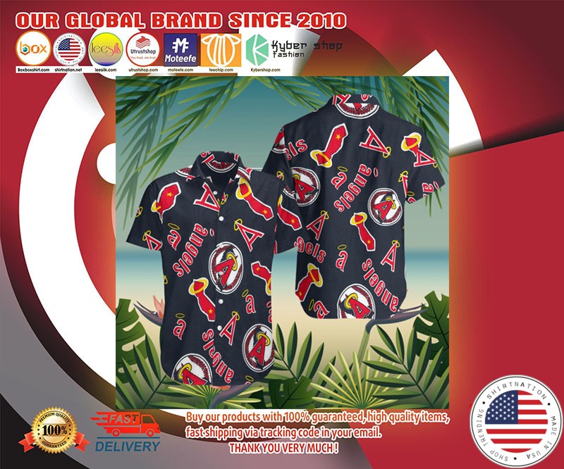 Los angeles angels hawaiian shirt