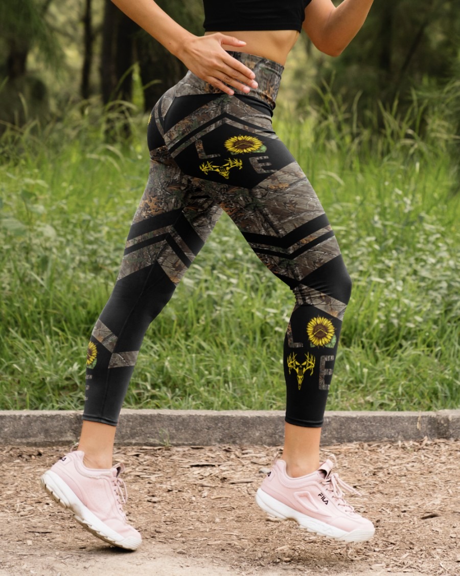 Love hunting sunflower legging2
