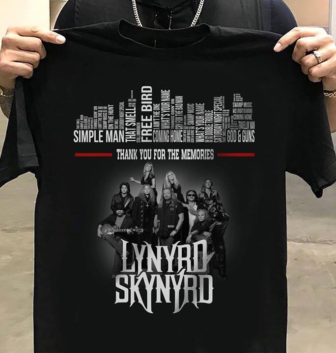 Lynyrd skynyrd thank you for the memories shirt