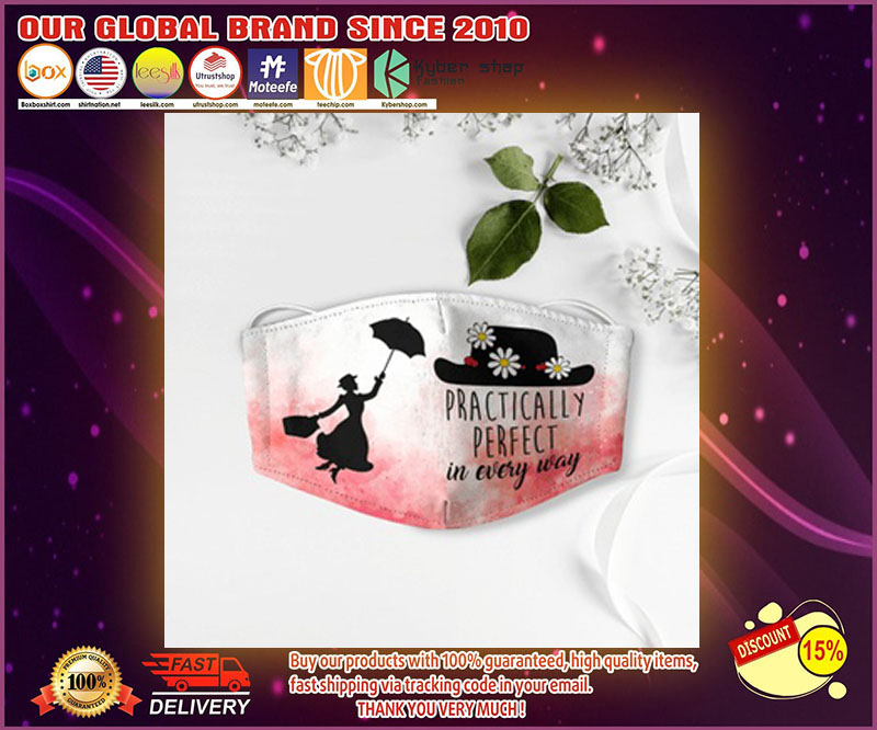 Mary poppins practically perfect in every way face mask