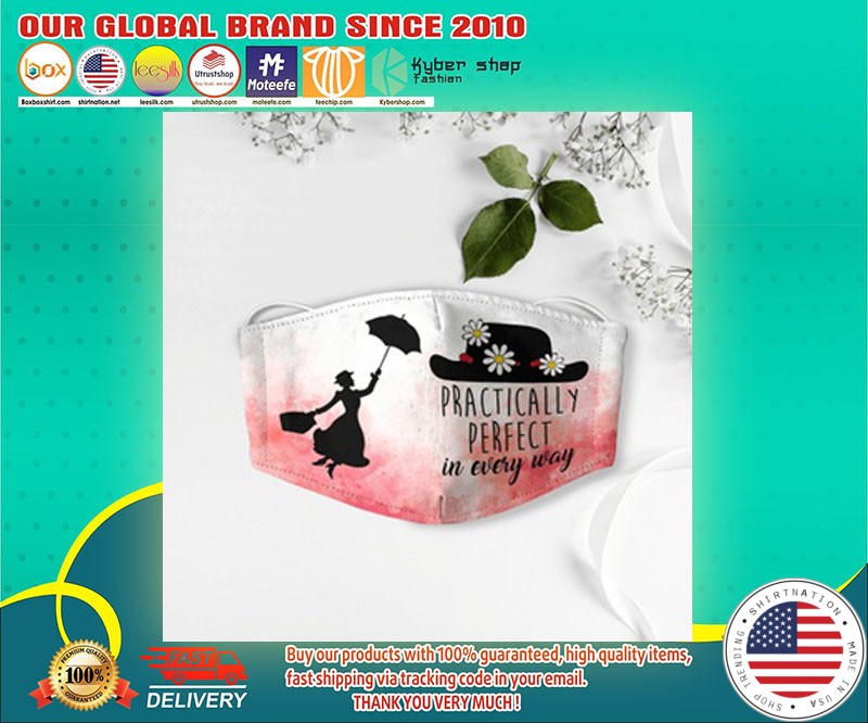 Mary poppins practically perfect in every way face mask