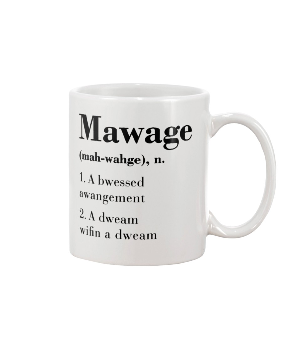 Mawage a bwessed awangement mug