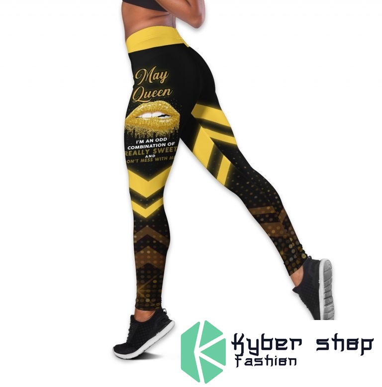 May queen really sweet and dont mess with me custom name 3D hoodie and legging2