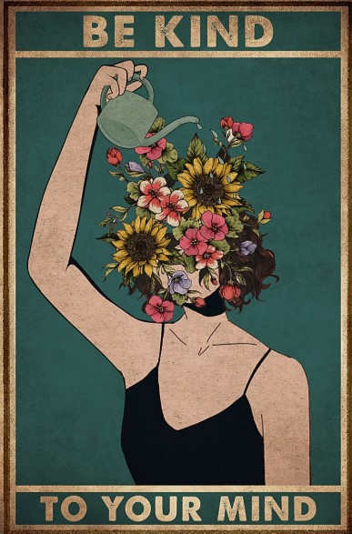 Mental r be kind to your mind poster