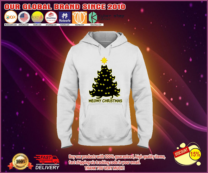Meowy Christmas sweatshirt, hoodie