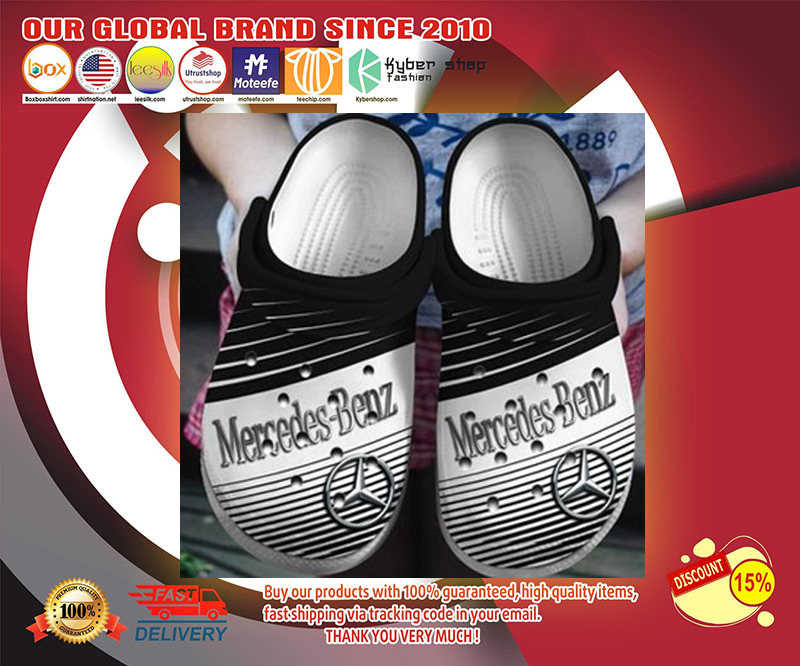 Mercedes Benz crocs shoes