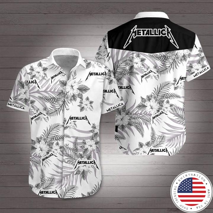 Metallica hawaiian shirt as