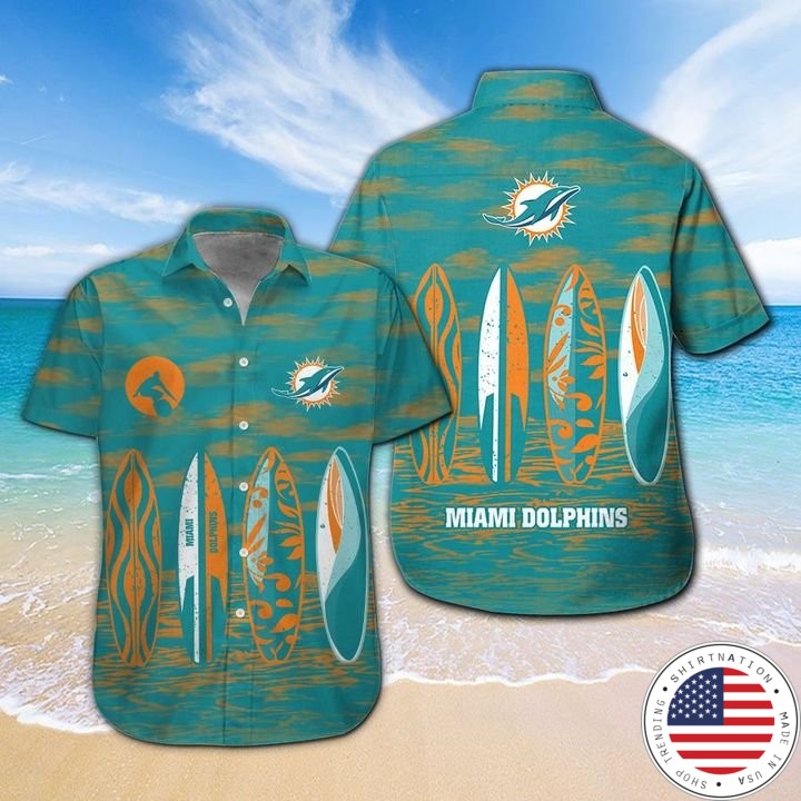 Miami Dolphins HAWAIIAN And Beach SHORT