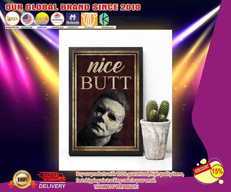 Michael Myers nice butt poster, canvas