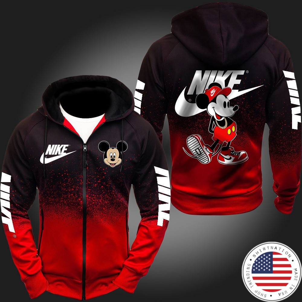 Mickey mouse Nike 3d hoodie